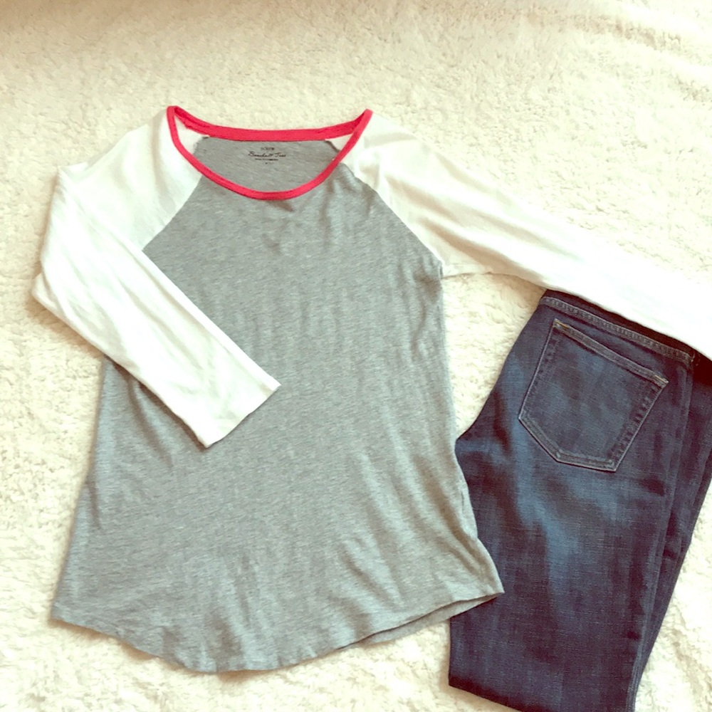 JCrew Baseball T